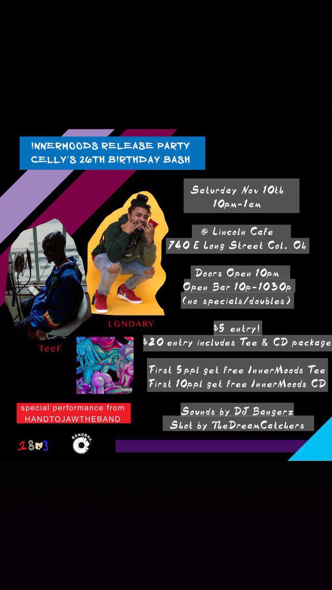 lgndary's tweet photo. #InnerMoods Listening Party
November 10th at Lincoln Cafe
📸 by @thedreamctchers
🔈 by @DJBangerz_ https://t.co/BX746JxOiZ
