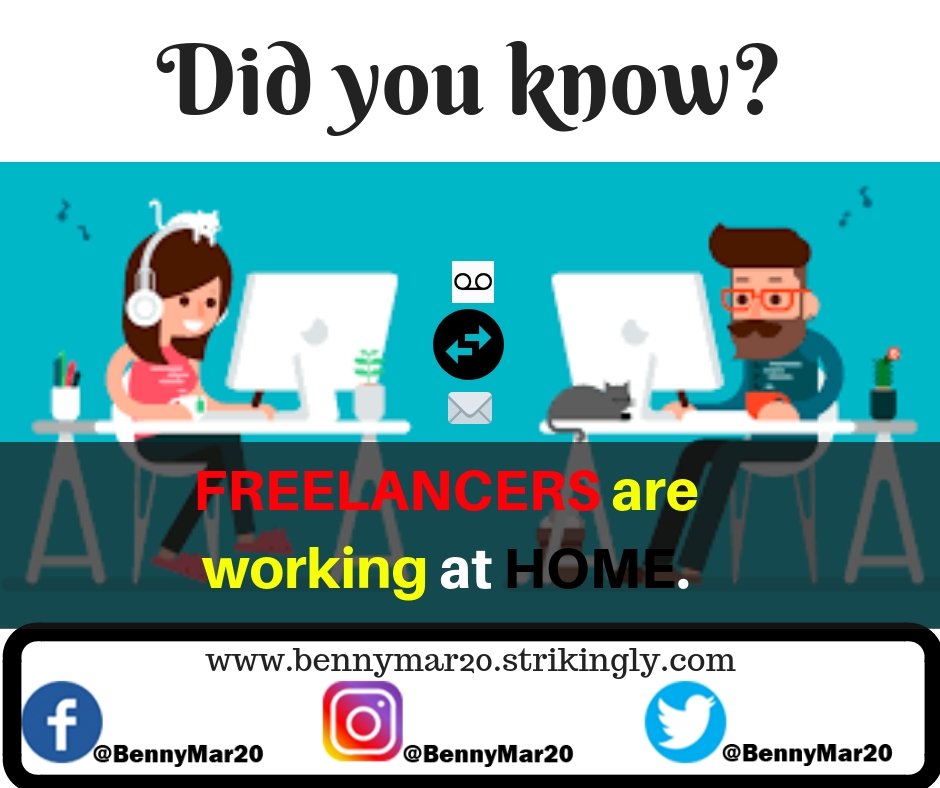 bennyfits20's tweet photo. Did you know?
Hindi nararanasan ng mga freelancer na matrafic pagpunta sa work nila? Hindi rin sila nalalate. Kasi sa Bahay sila nagwowork.
They stay home to do their job.
Tipid sa Gas at hindi pa hassle. 
https://t.co/6LUFbP5Mro
#bennyfits #bennyfix
#Freelancer #webdesigner https://t.co/hJPGGWPjY5