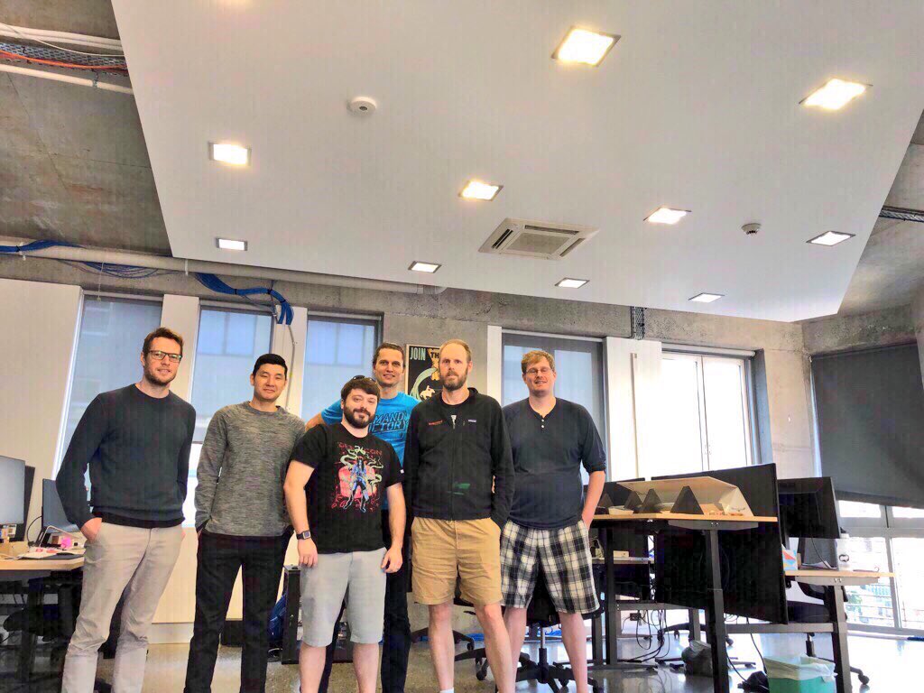 Bugcrowd's tweet photo. .@Bugcrowd has touched down in Australia for Bug Bash Sydney! 🇦🇺But first, we had to stop by our new Sydney office! And it has a living wall 🌿 #BCBash #HackSYD #OuthackThemAll https://t.co/ZRuMoC9tnz