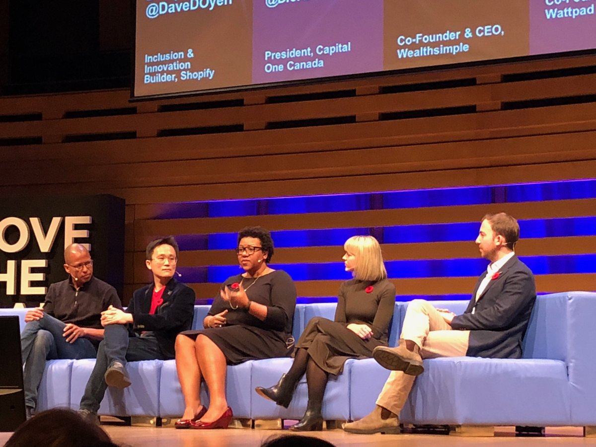 DrJRJackson's tweet photo. Really enjoyed representing @CapitalOneCA on the #movethedialsummit panel today. Thanks @claireneary for moderating! Representation of women in tech and other industries should be a business priority and glad to see the efforts and conversations on the topic. https://t.co/OMBOqc4mmb