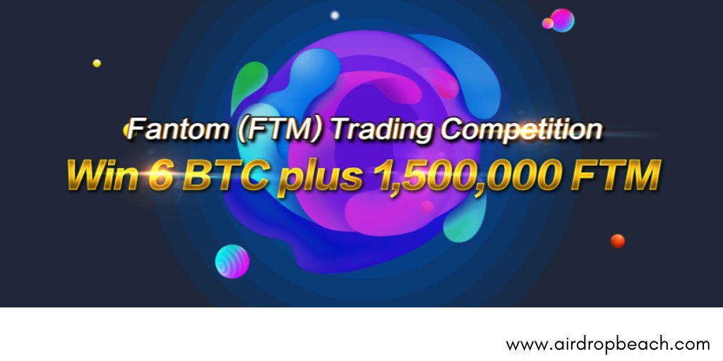 airdrop_beach's tweet photo. For complete details visit the link below!
https://t.co/fl9PZE2d6c

#Airdrop #Airdrops #Crypto #cryptocurrency #ICO #ETHEREUM #bitcoin #Blockchain #BountyCampaign #bountyprogram #BountyHunter #giveaway #CryptoNews #BTC #altcoin #airdrop_beach #fantom #ftm #Kucoin https://t.co/Gio7tusRfK