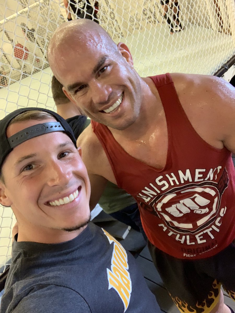 This was great! I got to meet Tito Ortiz today and get some #punchin lessons from him at his personal gym! @titoortiz