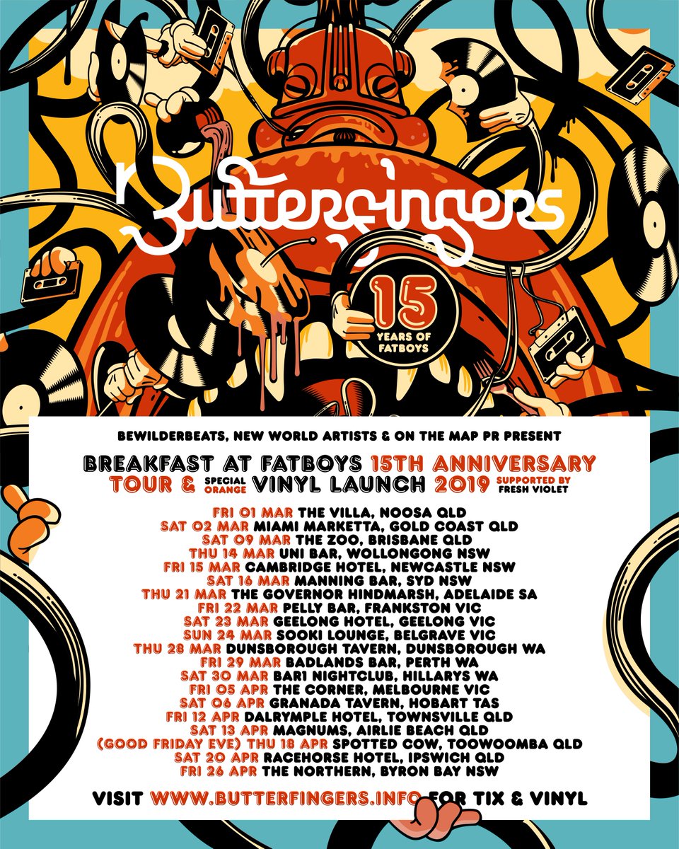 Tour time is upon us. Sign up the mailing list for access to pre-sale tickets. butterfingers.info/#SUBSCRIBE
