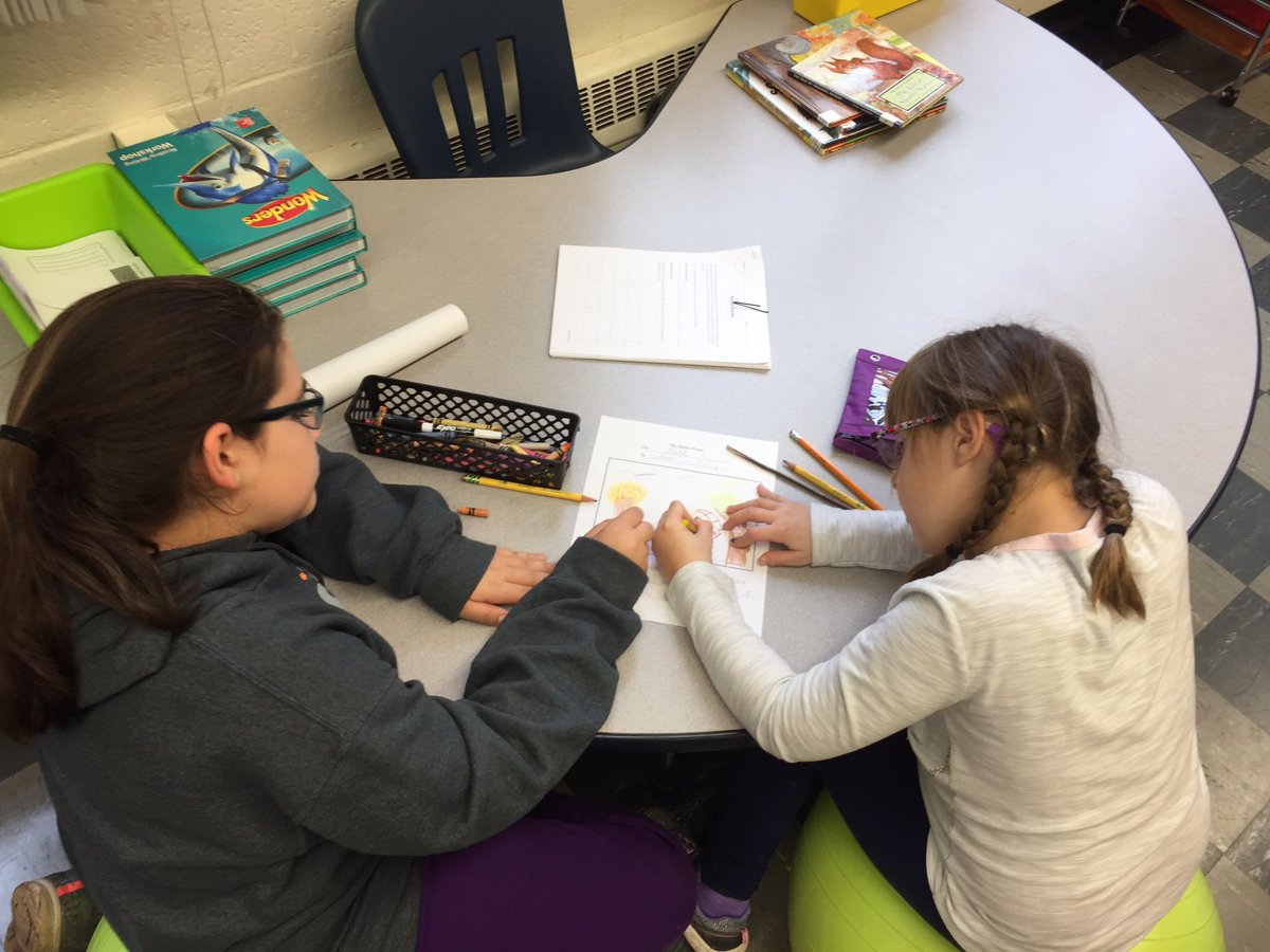 mrskaplanSAS's tweet photo. Second and Sixth Grade buddies working together on Haikus after observing the sights and sounds of Fall on our nature walk @StAugustineElem @suemackaysas https://t.co/mxO2WFzDSR