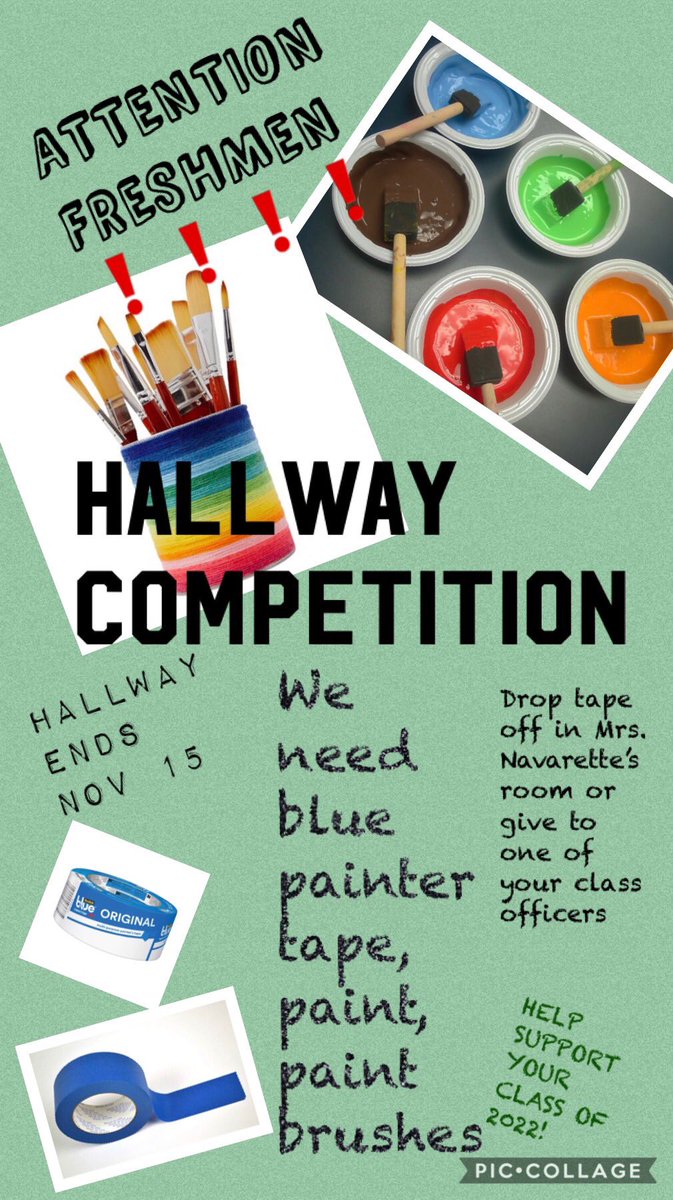 MLEC2022's tweet photo. Hey jaguars! Come help &amp; support your class by decorating our hallway ! We will be accepting donations of blue tape, paint, paint brushes, and any other necessary supplies. We hope to see you all there, thank you ! https://t.co/Gp9wFZFL3k