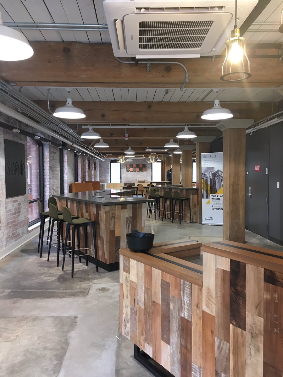 UvaDev's tweet photo. Amazing resources (programs + place) for startups in RVA. A phenomenal tour of 1717 today from our new friends at Activation Capital, StartUp VA, Lighthouse Labs, and Capital One https://t.co/KaHUwu9zwb