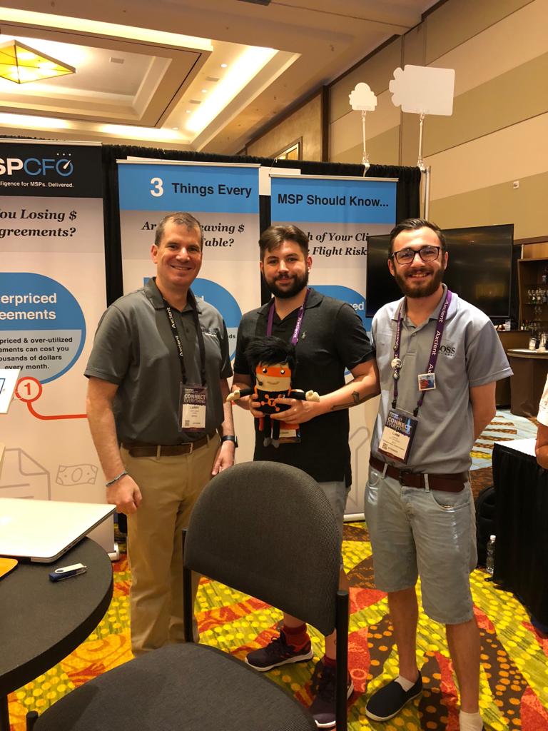 AirMSPUK's tweet photo. Tech Tom never forgets his friends! He popped over to see Larry from @MSPCFO for some tips on service efficiency and profitability. A hero never stops learning! #ITN18 @AirITLtd @ToddMcQuilkin https://t.co/yhkh4AsyLV