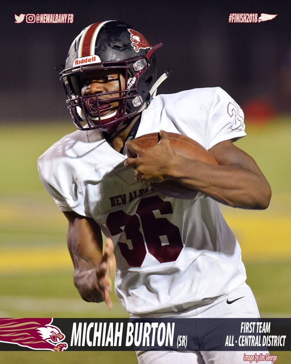 NewAlbanyFB's tweet photo. The awards continue today as we announce the All-Central District awards.
It is not all about talent. It’s about dependability, consistency, being coachable, and understanding what you need to do to improve. – Bill Belichick #FINISH2018 https://t.co/1qK2MCbW27