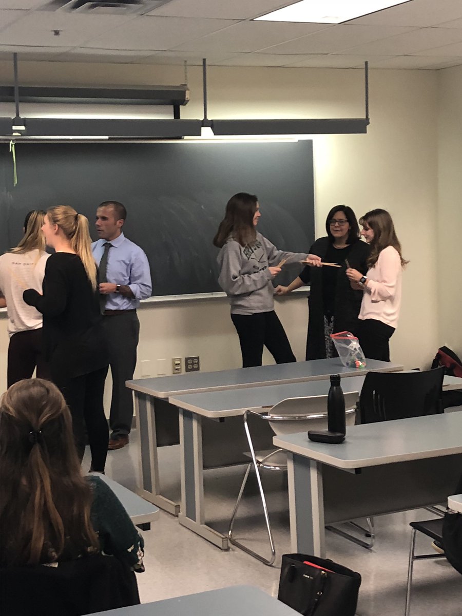 MrsRolosonUVMS's tweet photo. At @Marist with @Simo845 and @GregNFredricks in Ms. Simonetty’s education grad course, participating in an Intercultural Simulation. Great experience to see what it feels like to be an outsider in a new culture. https://t.co/mrC55NQVBe