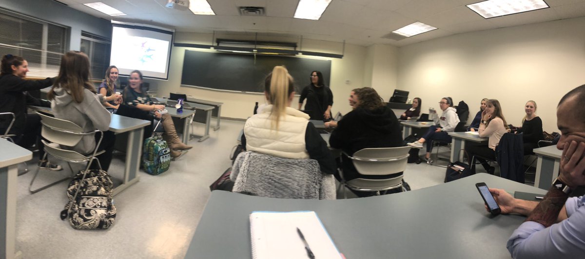 MrsRolosonUVMS's tweet photo. At @Marist with @Simo845 and @GregNFredricks in Ms. Simonetty’s education grad course, participating in an Intercultural Simulation. Great experience to see what it feels like to be an outsider in a new culture. https://t.co/mrC55NQVBe