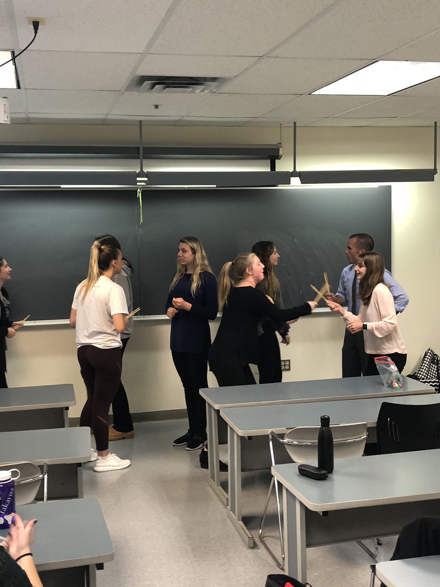 MrsRolosonUVMS's tweet photo. At @Marist with @Simo845 and @GregNFredricks in Ms. Simonetty’s education grad course, participating in an Intercultural Simulation. Great experience to see what it feels like to be an outsider in a new culture. https://t.co/mrC55NQVBe