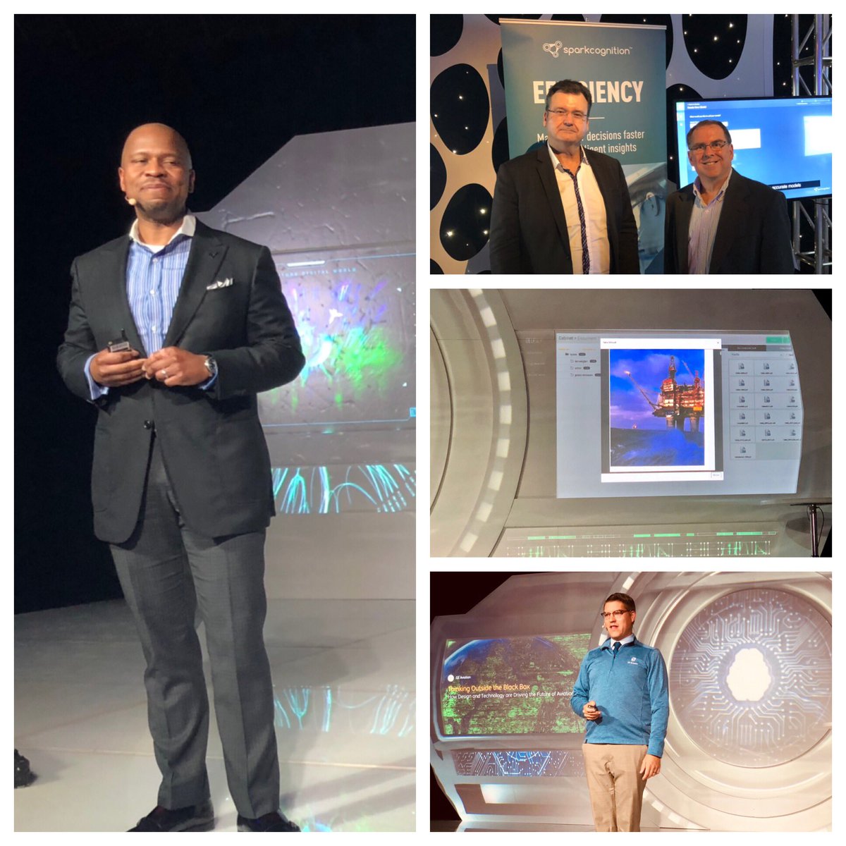 amirhusain_tx's tweet photo. Spectacular day 2 at @SparkCognition #TimeMachine2018 @boeingcio @HPE @TomBradicichPhD @RichardGarriott @EBKania @GEAviation @tasneemzhusain @axios @Flowserve @Apergy_corp https://t.co/0aAlcmbCfx
