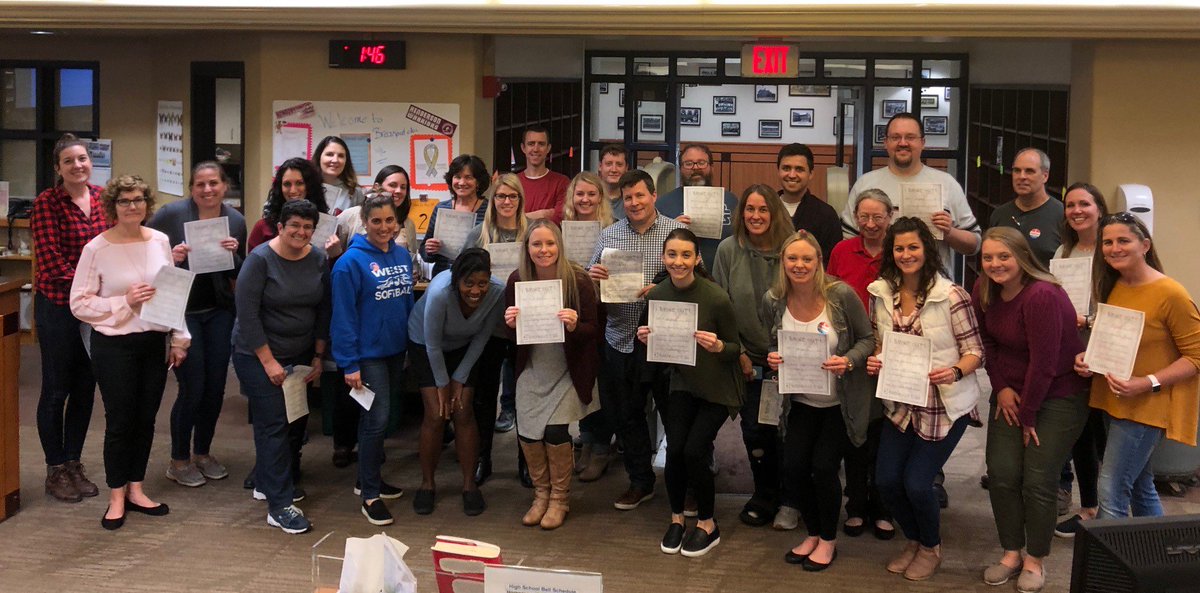 Professional development day at Henderson High School. Teachers learning while having fun. <a href="/WestChesterASD/">West Chester Area SD</a> <a href="/ElishaOzerWCASD/">Elisha Ozer</a> <a href="/bobsox68/">Robert Sokolowski</a> #BreakoutEDU