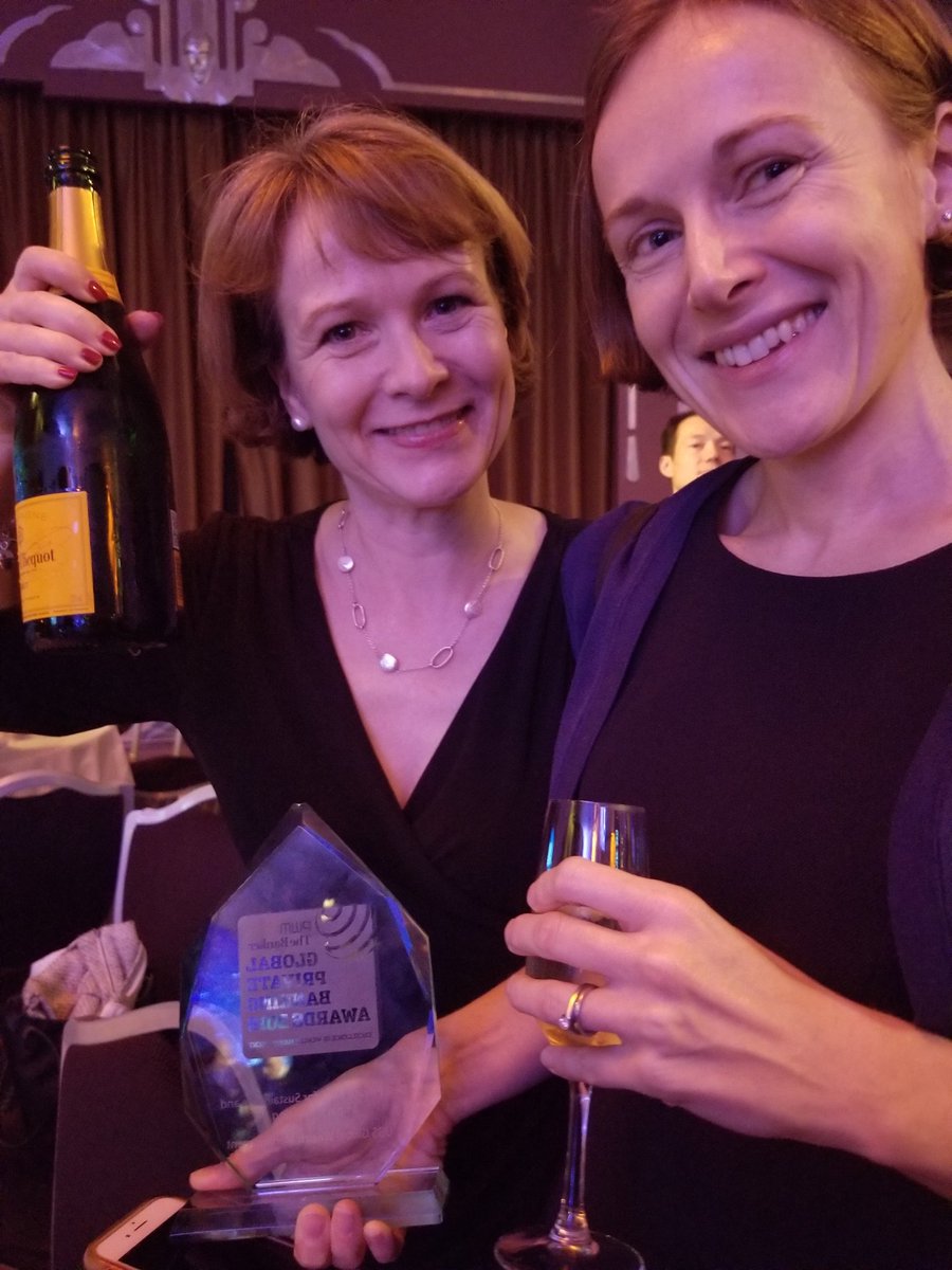 TheRudinGroup's tweet photo. @UBS Emma Wheeler and Rachel Whittaker celebrate their @FT_PWM #privatebanking award! #GPBA2018 

#FTWealthSummit https://t.co/grrTRusG5Z