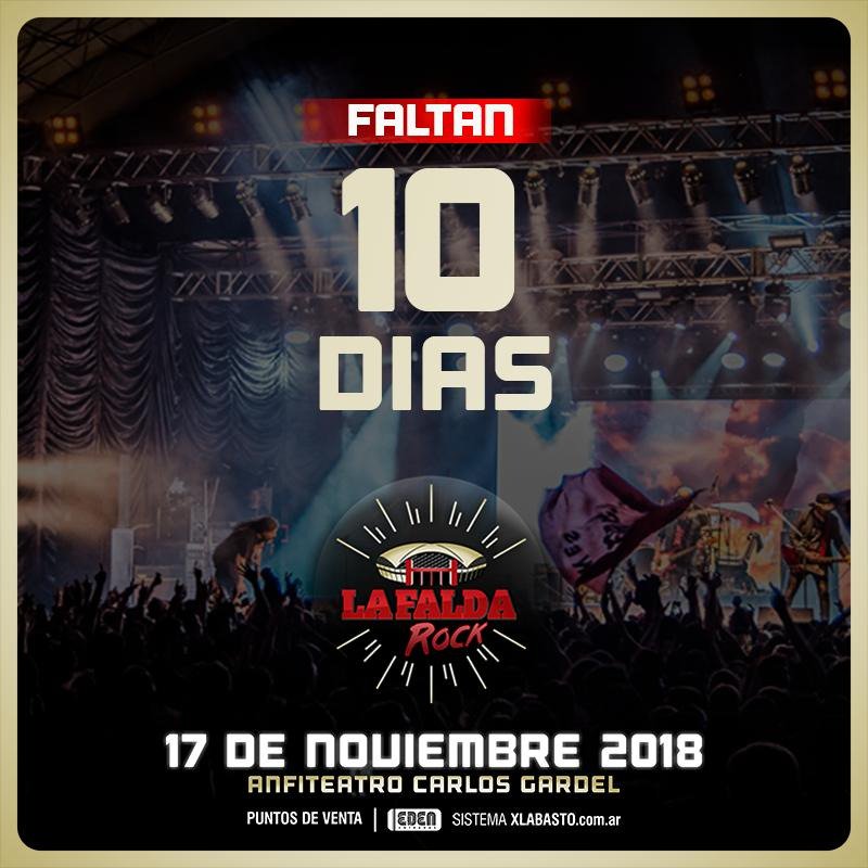 sdepescado's tweet photo. 10 días para @lafaldarock!

Conseguí tu anticipada en @edenentradas o vía https://t.co/hw53igLY4s https://t.co/aVpZpJfgjb