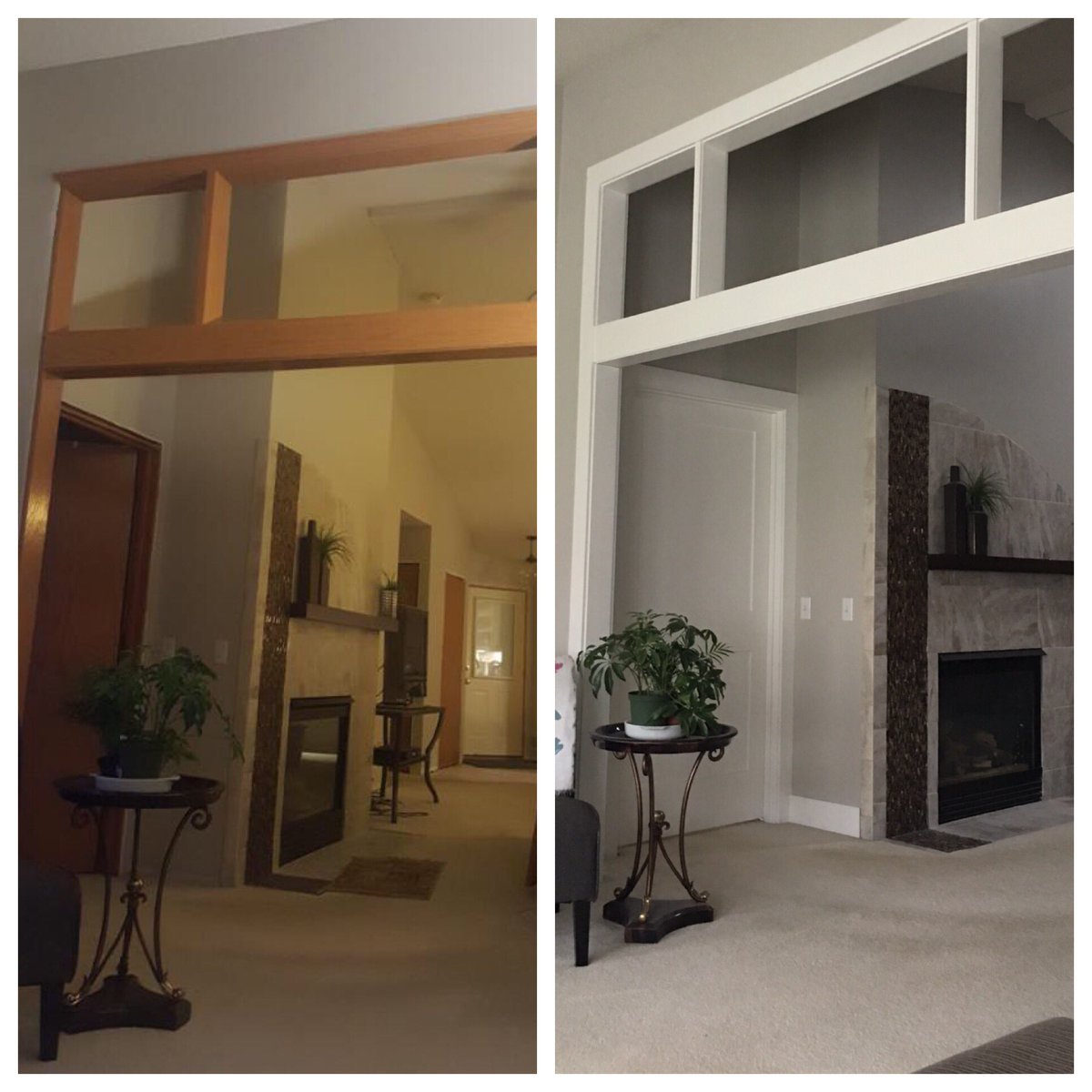 MJLDeb's tweet photo. #beforeandafter #remodel #agreeablegray #paint #highreflectivewhite #enameled #woodwork #Minneapolis #ladyboss #🏡 https://t.co/PoAWXPKZHl