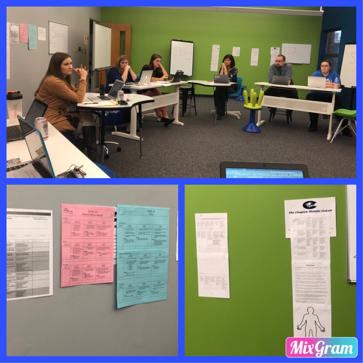 Such a great school improvement meeting! The people here are all working hard to make our school the best it can be for our students! #proudtobeaneagle #WatchUsSoar #schoolimprovement #JoCoTLCs  <a href="/ClaytonMSEagles/">Clayton Middle</a>