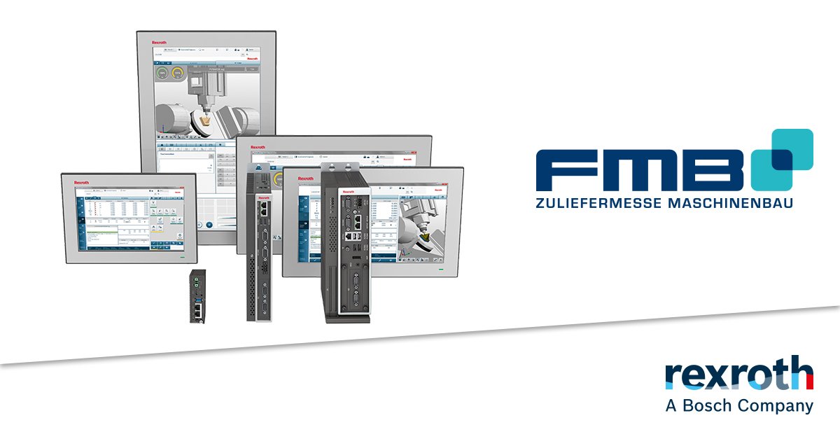 RexrothDACH's tweet photo. Flexibel, robust, vernetzbar: Unsere neue IPC-Generation PR, VR, DR. Ein gut abgestuftes System an Box-PCs, Panel-PCs und Multi-Touch-Displays für vielfältigste Aufgaben. Live erleben auf der #FMB2018 in Halle 20, Stand A20. https://t.co/0fnzphTJN3 #BoschRexroth https://t.co/C7MhjNaN8T