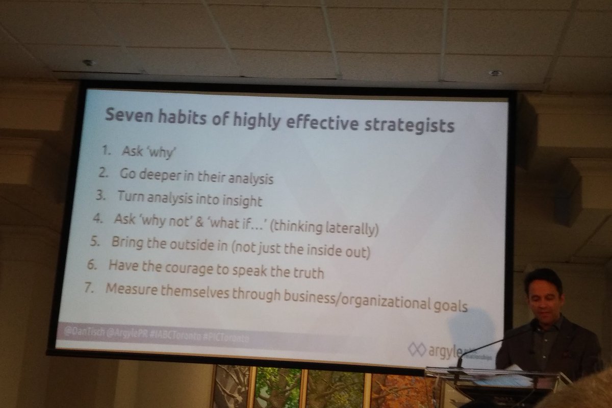 jnfrarnott's tweet photo. Essential skills for today's communications professionals. #StrategyNotTactics https://t.co/ZwF1XZlpA8