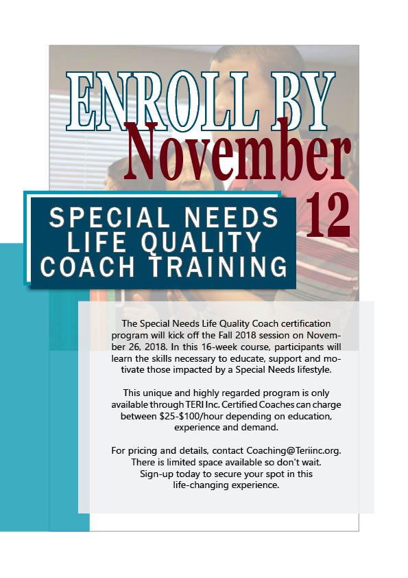 Have you thought about being a Special Needs Life Quality Coach? Here is your chance!!! The Special Needs Life Quality Coach certification program will be starting November 26, 2018.
#autism #autismawarenes #specialneeds #autismsupport  #Lifecoach #jobsearch #jobs #hiring