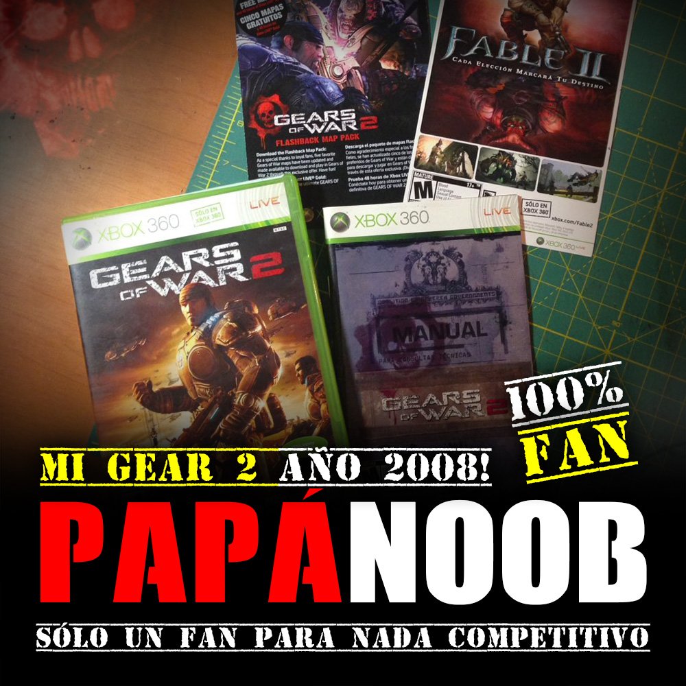 papanoobgears's tweet photo. Siguiendo con la onda de aniversario, mi Gears 2 comprado en Colombia en 2008 con mi Xbox 360. 😃
#papanoob #papanoobgears #gearsofwars #gearsofwars2 #videogames #videojuegos #hobby #xboxone #adncrisquiroz #gameplay #clips #thecoalitiongames https://t.co/jOVnehZEdw