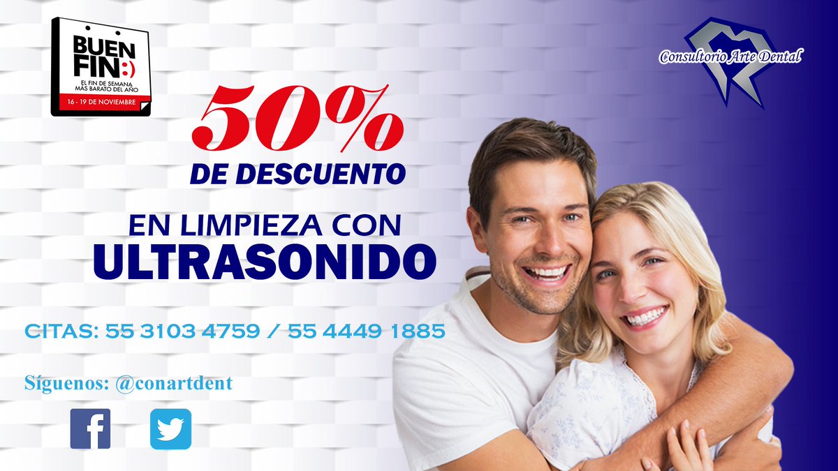 conartdent's tweet photo. El mejor buen fin para tu sonrisa está con nosotros.

Vive el fin de semana más barato del año y disfruta de nuestras promociones para cerrar el año con una sonrisa radiante.
 
AGENDA TU CITA AHORA

55 3103 4759 / 55 4449 1885
 📞 4431 3778 
@En_laDelValle

Ayúdanos a compartir https://t.co/5DugLtcOxy