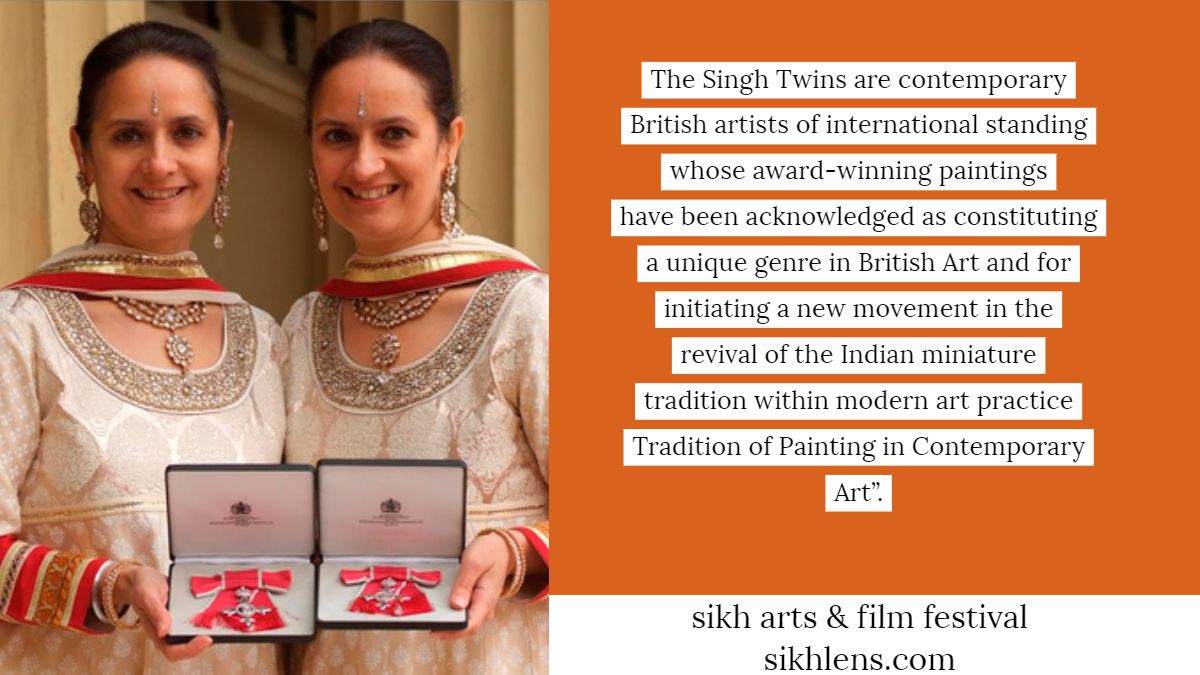 SikhLens's tweet photo. Meet the Singh Twins, contemporary award-winning British artists of international standing at Sikh Arts & Film Festival - https://t.co/TuDEcghecl.
Purchase tickets now at https://t.co/YOV77fIkRD #Sikhlens, #Sikhfilms #Sikh https://t.co/ju5Uelyddw