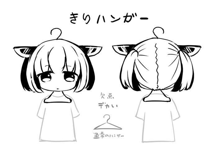 きりハンガー。 