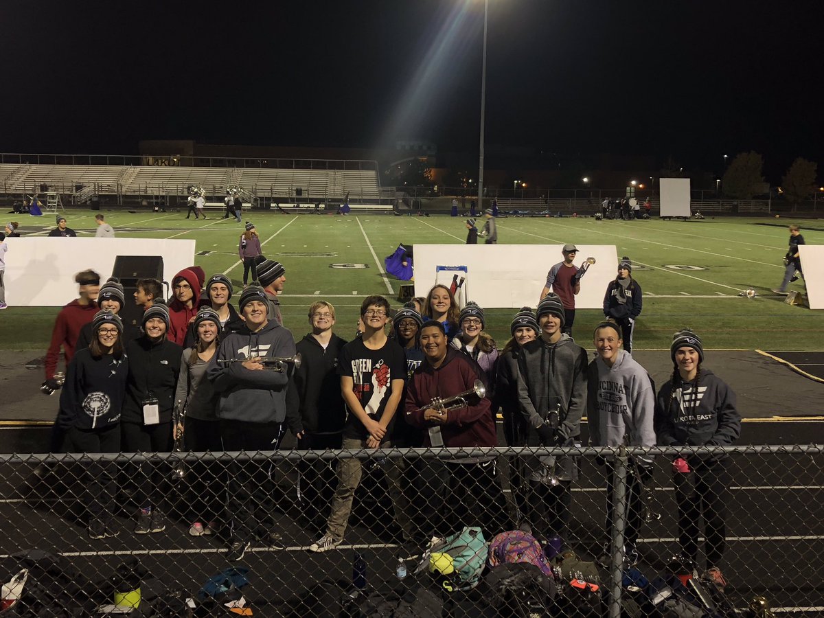 mathmanlakota's tweet photo. Trumpets getting ready for BOA grand nationals! #eastsidepride #WEareLakota #trumpetsrule #lakotaeastbands https://t.co/Zka1Zivov7