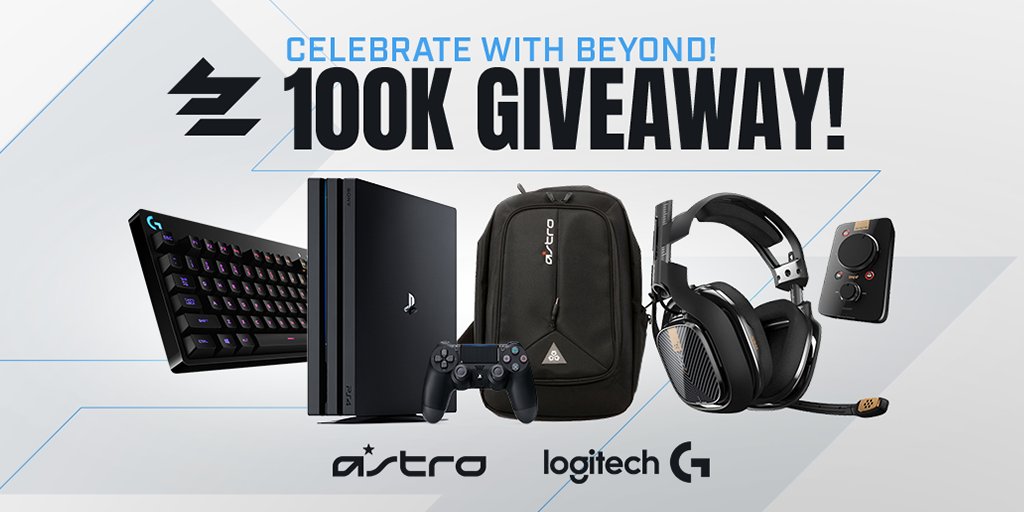 PlayBeyond's tweet image. #Beyond100k November Giveaway!

Enter for a chance to win ASTRO &amp;amp; Logitech Gear! 

😎 Tag Your Friends
❤️ RT &amp;amp; Follow @TeamBeyondnet
🖱️ Click Here To Enter: bit.ly/Beyond100k