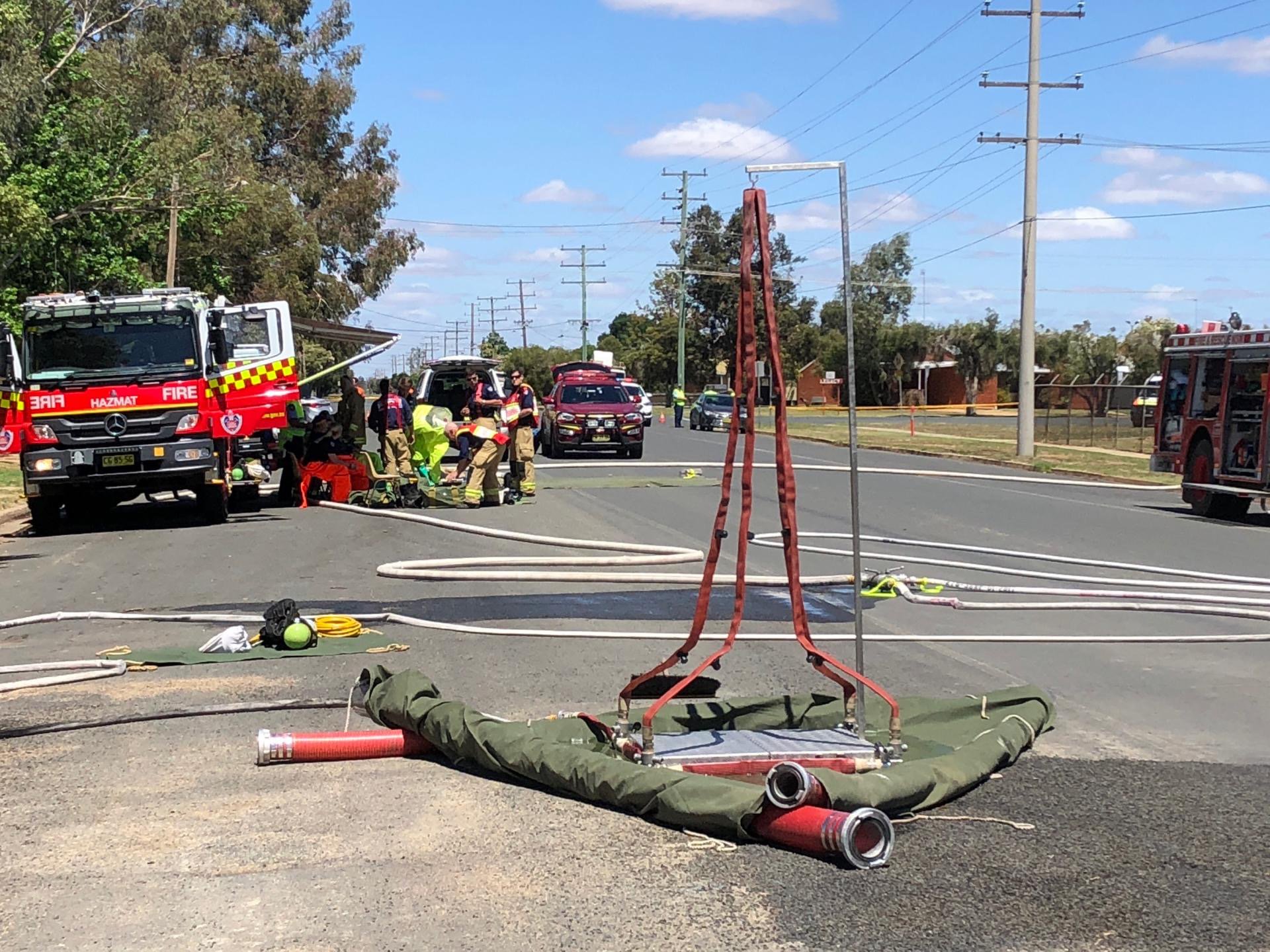 Fire and Rescue NSW on Twitter "DENILIQUIN UPDATE An exclusion zone