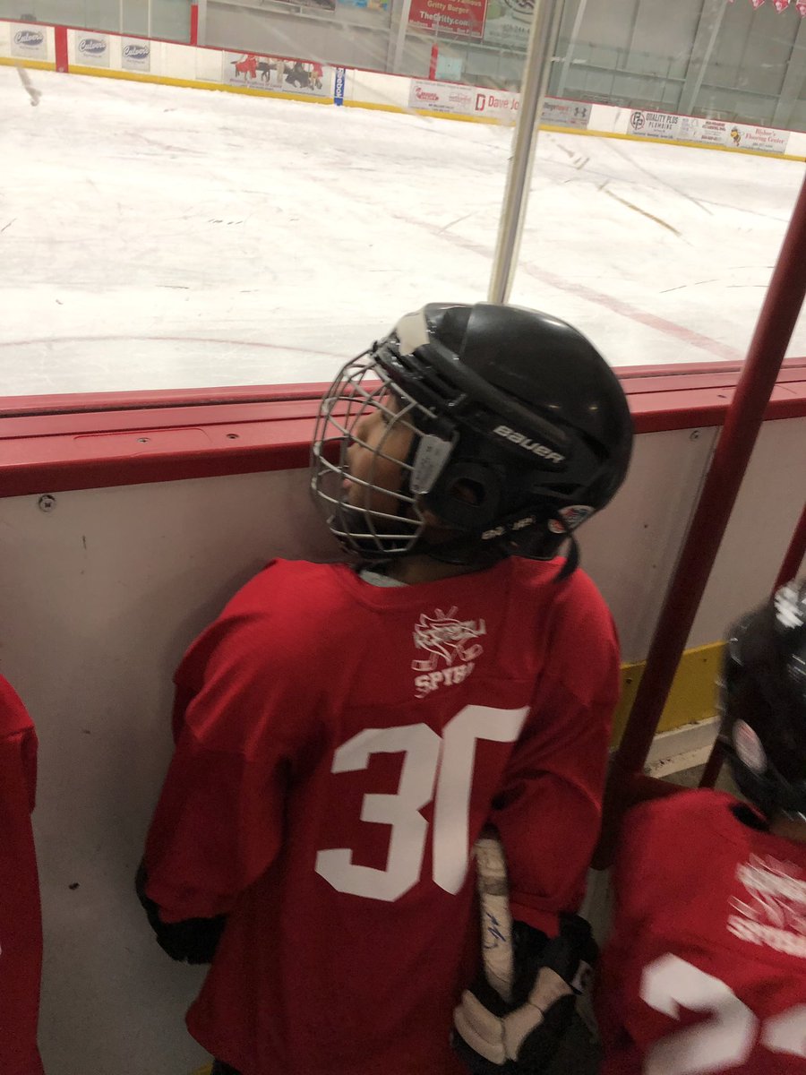 badgerhockeyfan's tweet image. So it begins. Jaxton’s first night of organized #hockey as a Mini Mite! #FutureBadger #MiniMite #DropThePuck