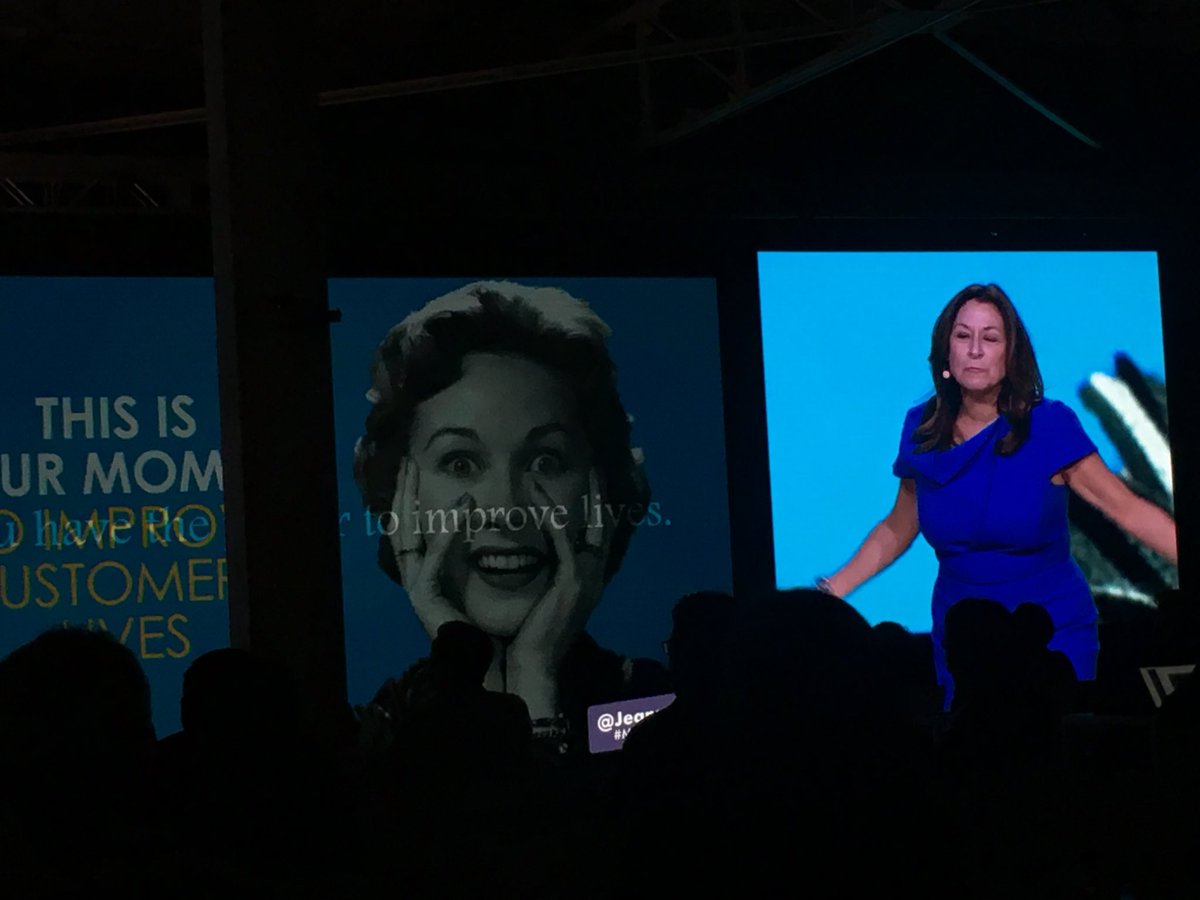 framing_gale's tweet photo. The godmother of #customersuccess @JeanneBliss #opentalk18 https://t.co/zVpdPrQ1qP