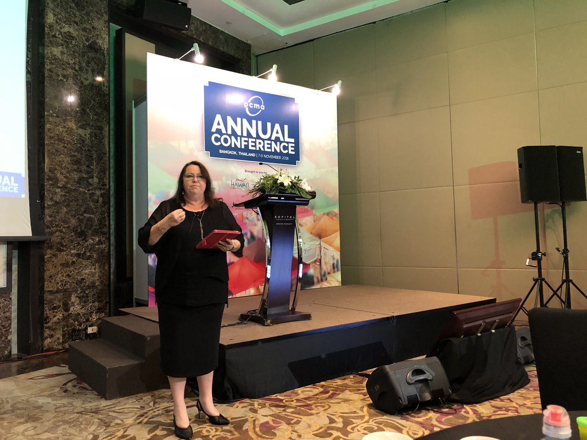 “Flexibility helps with SMM program adoption” - Lisa Hopkins <a href="/bcdme/">BCD Meetings & Events</a> <a href="/pcmahq/">PCMA</a> @BizEventsAsia #eventprofs #pcmaAC18 #Bangkok