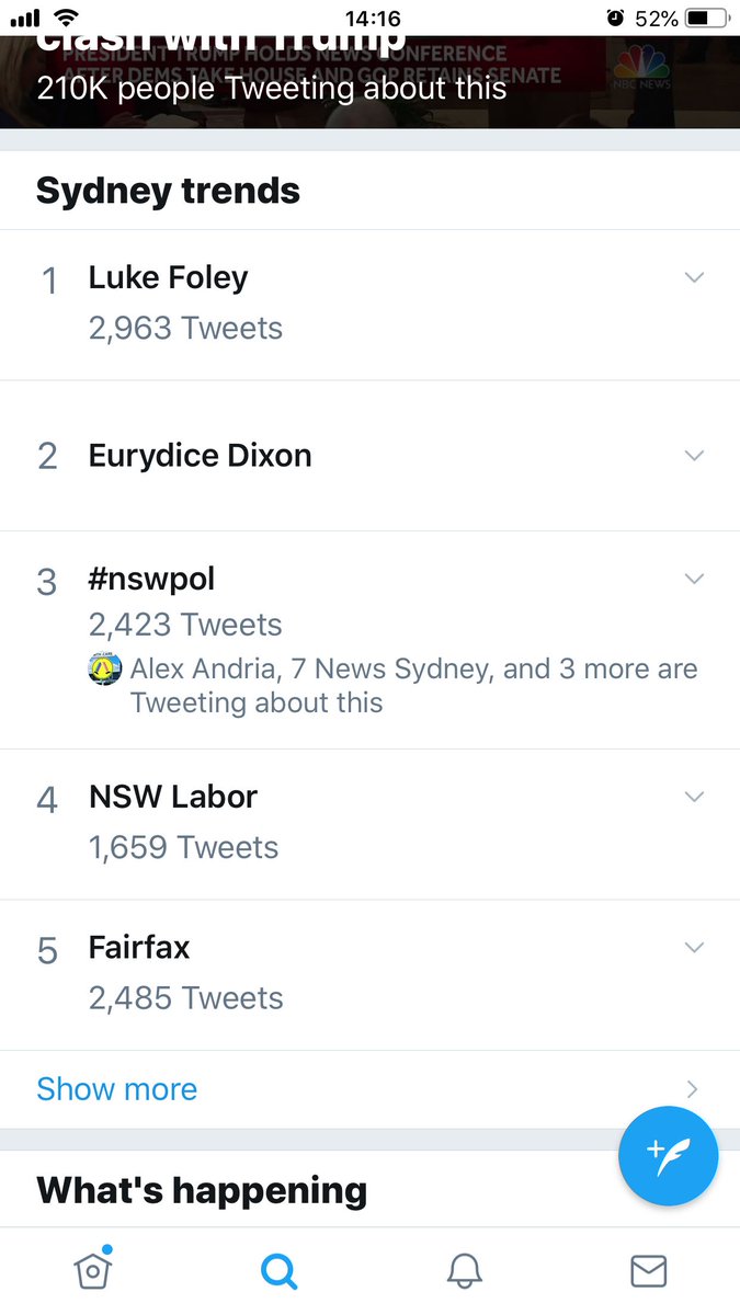 AlexandriaZ_Ace's tweet photo. Luke Foley is finally trending on Twitter 😂 #MeTooMovement Respect Ashleigh 💪🏼 https://t.co/Gx14DBDt5r