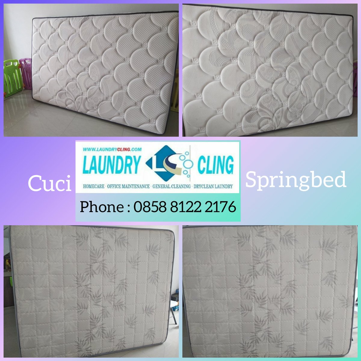 LaundryCling's tweet image. Cuci Springbed yuuk.....

#jasacucispringbed
#cucispringbed
#springbed
#hidupsehat
#cucispringbedjakarta
#cucispringbedgaransi 

#laundrycling
#laundry 
#laundryday 

laundrycling.com
0858 8122 2176