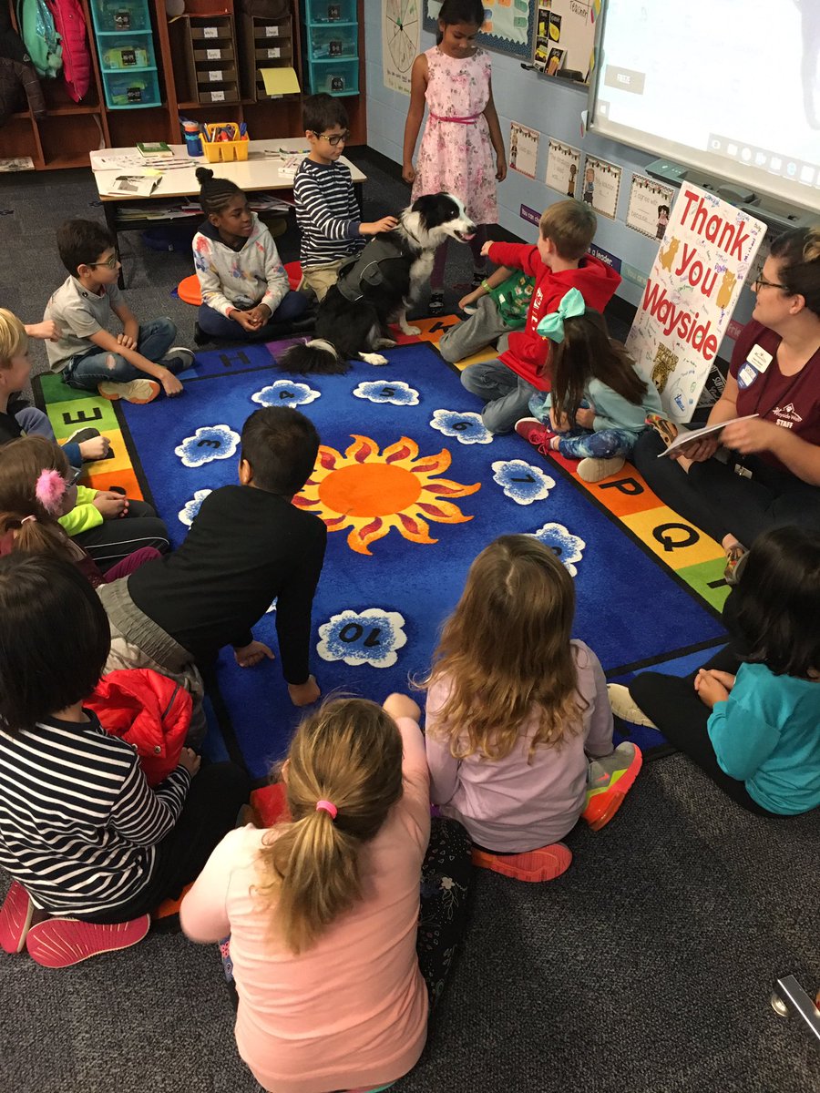 Shout out to <a href="/WaysideWaifs/">Wayside Waifs</a> for coming to <a href="/HRTJaguars/">Heartland Elementary</a> ! We had the best morning and learned about emPAWthy. #handsonlearning #therapydogneededinschools #empthy #peacelovedogs