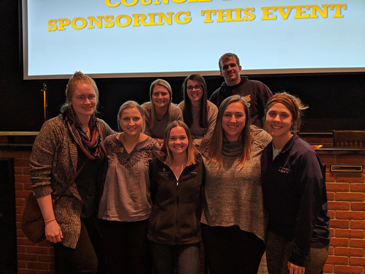 MizzouSOTA's tweet photo. Thanks to @MizzouSHP for hosting Family Fued! Congrats to the overflow team (made mostly of OT students) for placing 2nd! 🏆 @MizzouOT https://t.co/olvyNYoIz4