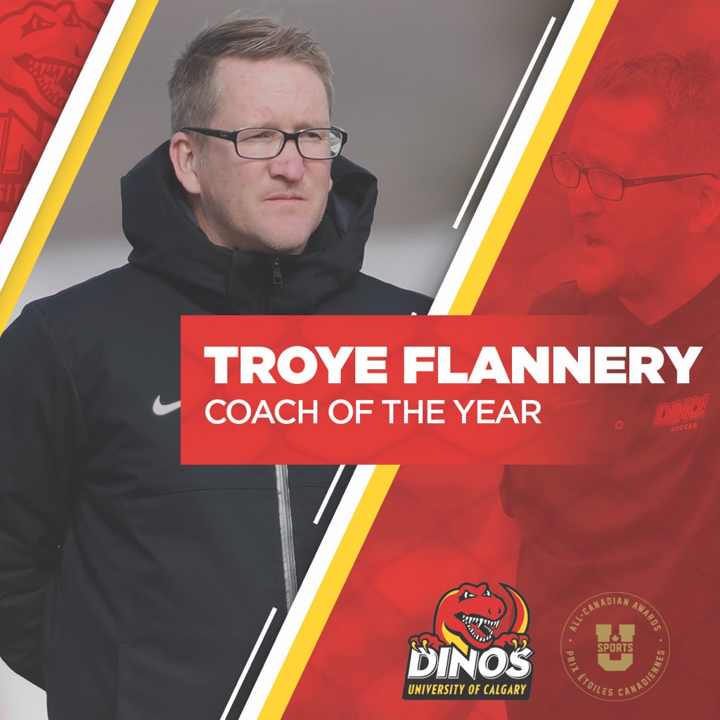 So proud of our national award winners!

1st Team All-Canadian <a href="/TaliaWhite3/">Talia White</a>
2nd Team All-Canadian <a href="/99Gloves/">Lauren Houghton</a> 
Coach of the Year @tflann74 

🇨🇦⚽️

#GoDinos