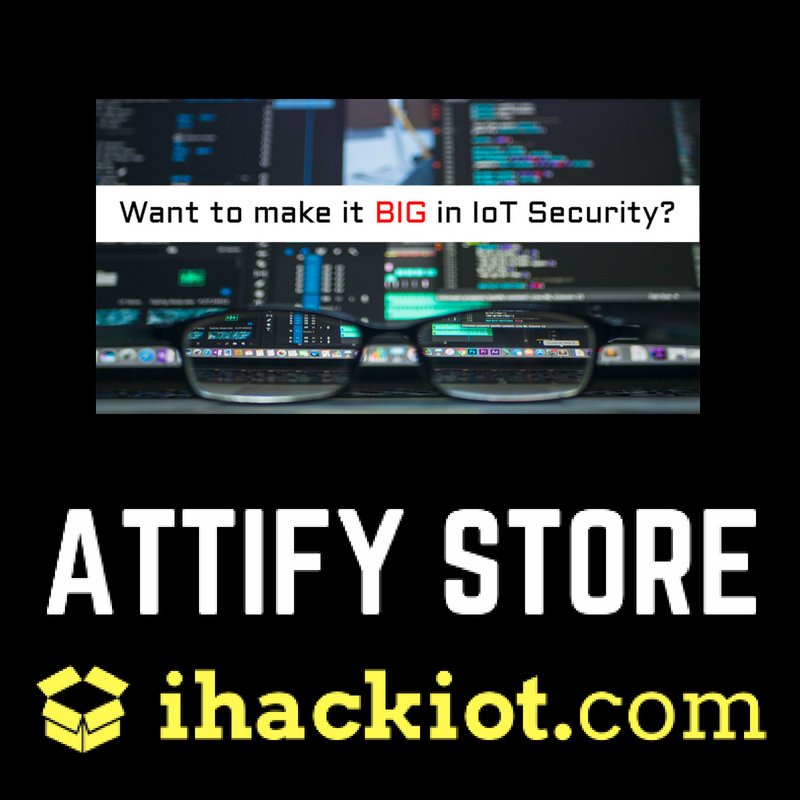 attifyme's tweet photo. Do you have any queries or do you want to train your team or class into IoT Exploitation & Security ? Get in touch with us for discounts.
Click here, https://t.co/rzHTcVGCWw
#infosec #ihackiot #hardwaretools #iotpentesting #Attify https://t.co/G5bhb1xvqG