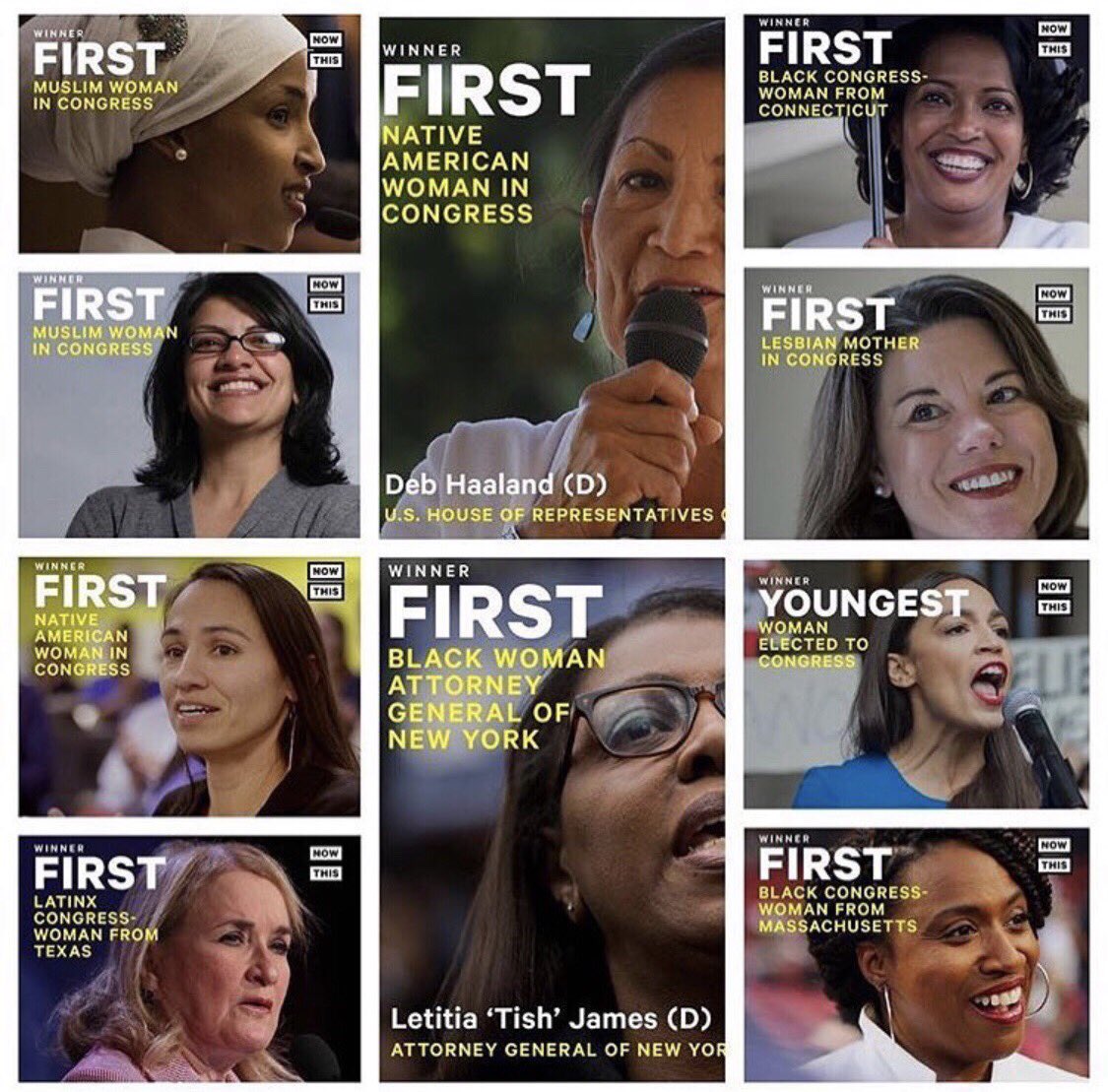 walkthemoon's tweet photo. we’re super excited by the groundbreaking results of last night’s election.  we’re inspired by America’s choice to put these badass women in charge. heck. yes.
.
.
.
image courtesy of @justtranter https://t.co/kj01J67PKp
