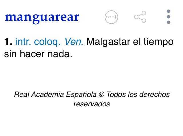Hay dos tipos de venezolanos en las redes sociales: 

1) los que dicen “procastinar” 

2) los que decimos “manguarear” 😁