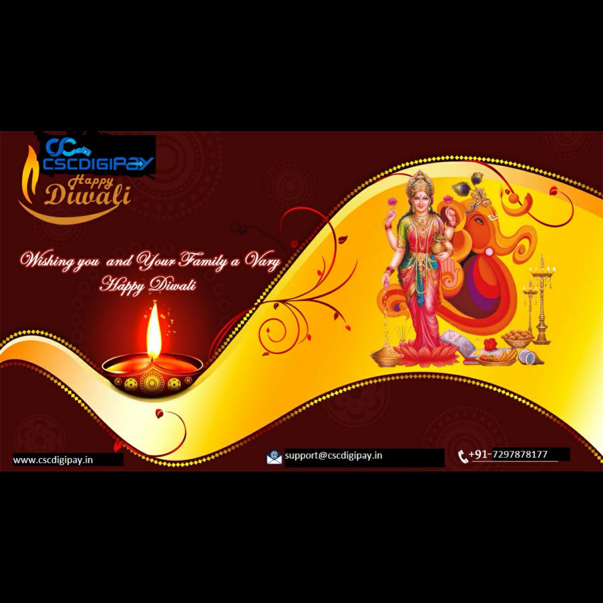 CSCDigiPay's tweet image. #HappyDiwali to All of You and your Family. Join our team, mail on helpcscdigipay@gmail.com
We provide all online services like Mobile, DTH and Data Card Recharges, Postpaid Bill Payment, Electricity Bill Payment, Landline Bill Payment, Bus Booking, and many more. #Diwali