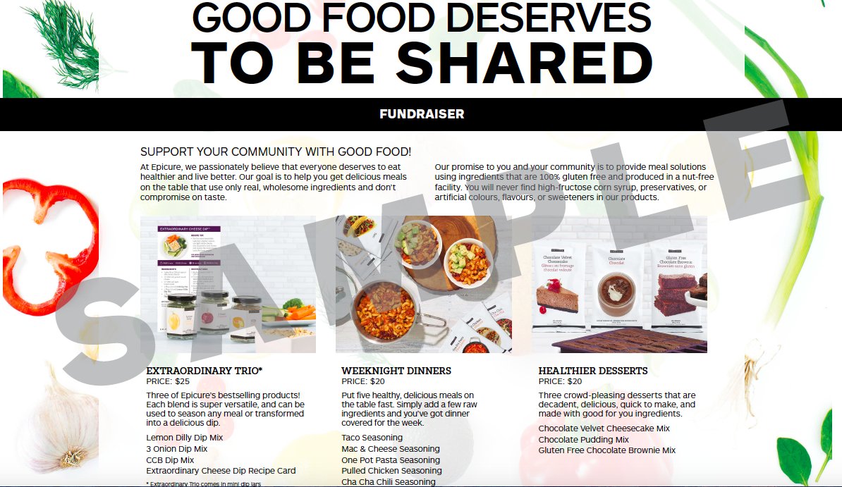 StrokeRecoverMB's tweet photo. SAM's annual Epicure Fundraiser! From now until Wed, Nov 14/18 choose from 3 collections. Perfect holiday gifts! Anyone can order through SAM. Payment is by cash or cheque at SAM office or by e-transfer. You can order as many of each collection &amp; any combination.
P:(204) 942-2880 https://t.co/49pWG6UGCV