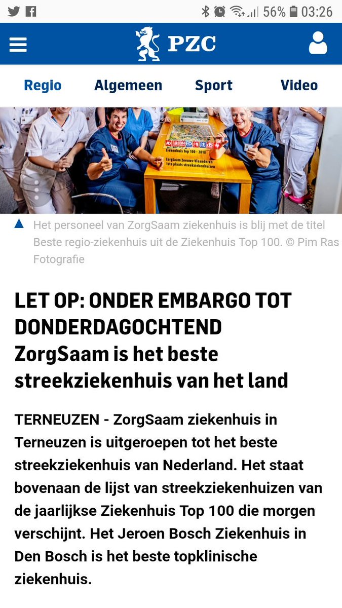 Allereerst de felicitaties aan <a href="/ZorgSaam/">ZorgSaam</a> ... <a href="/pzcredactie/">PZC</a> : pakkende titel 😊