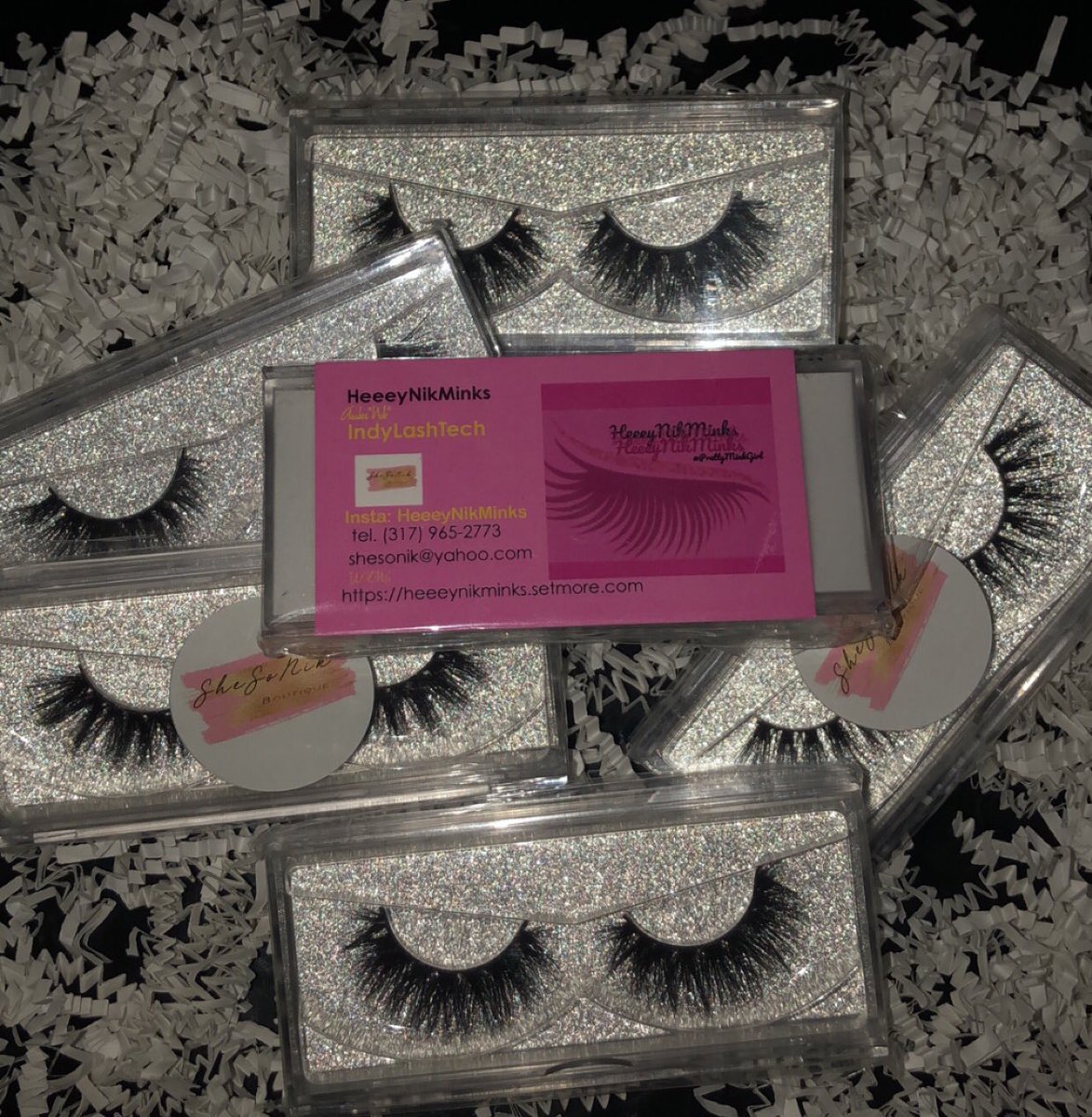 shesonik's tweet photo. SheSoNik luxury 3D Mink Strips, 5 styles! Available now🛍 #shesonikboutique #shesonik #apparel #Minks #sheslayy #indystyles #slayyourbae #indy #clothes #shoes #chicago #boutique #ohio #lipgloss #makeup #bossedup #glamdup https://t.co/CbZwEj04Vh