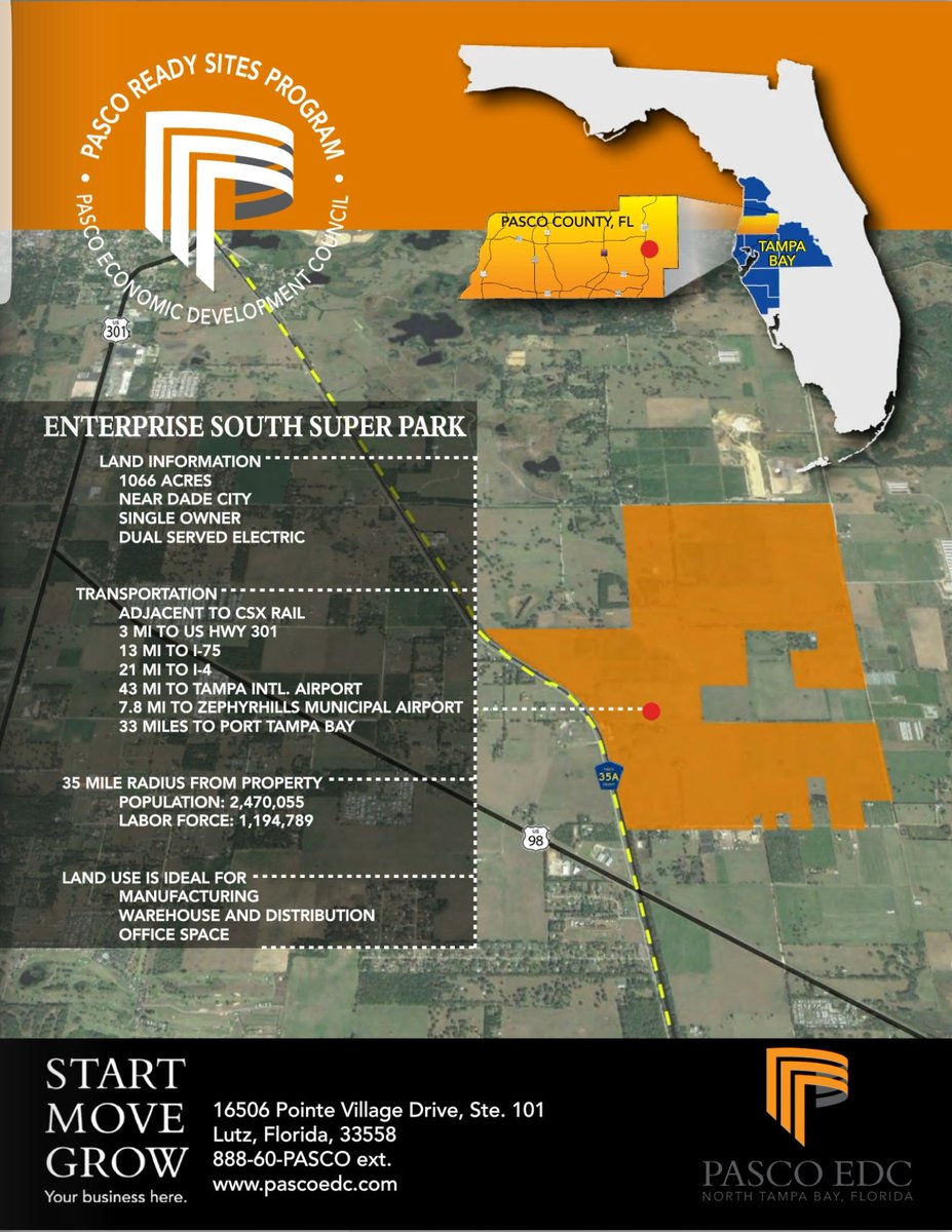 All roads lead to Pasco County Floridam A great location for your business.#marketing #siteselection #internationalTrade #economicdevelopment #business #ceomillionaires #ceo #businessowner #socialmedia #business #foreigndirectinvestment