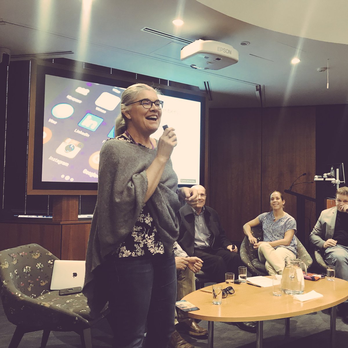 Our Space Rock superstar A/Prof Gretchen Benedix sharing how she values engagement and impact outside research for @CurtinLibrary #CurtinConversations.