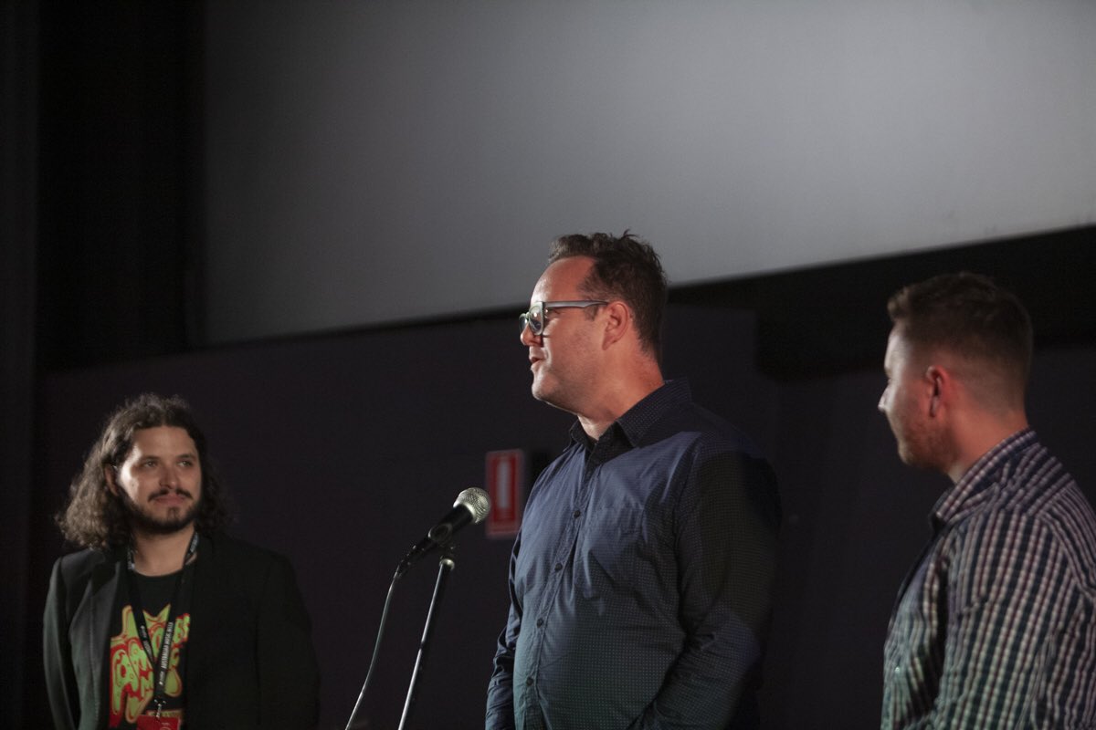 AustMusicWeek's tweet photo. Thanks to Nathan Richman, co-director of “Turn It Up! Finding Sydney’s Sound” for joining us at the launch of AMW yesterday and the Sydney Premiere of the film #austmusicweek https://t.co/eQw4IfmxpH