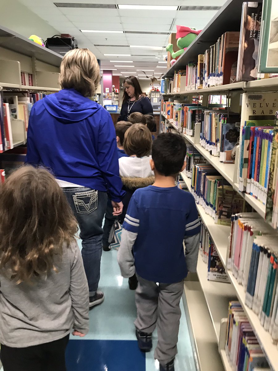 Thank you to Ms. Jeannie at the Sara Hightower Library! We had a great time getting a tour of the library. <a href="/JohnsonWildcats/">Johnson Elementary School</a> #lovebluelivegold